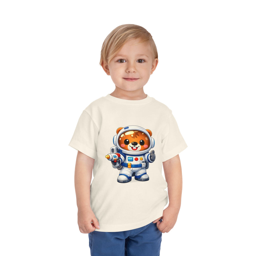Toddler Astronaut Bear Tee — Cute Space Explorer Kids Shirt