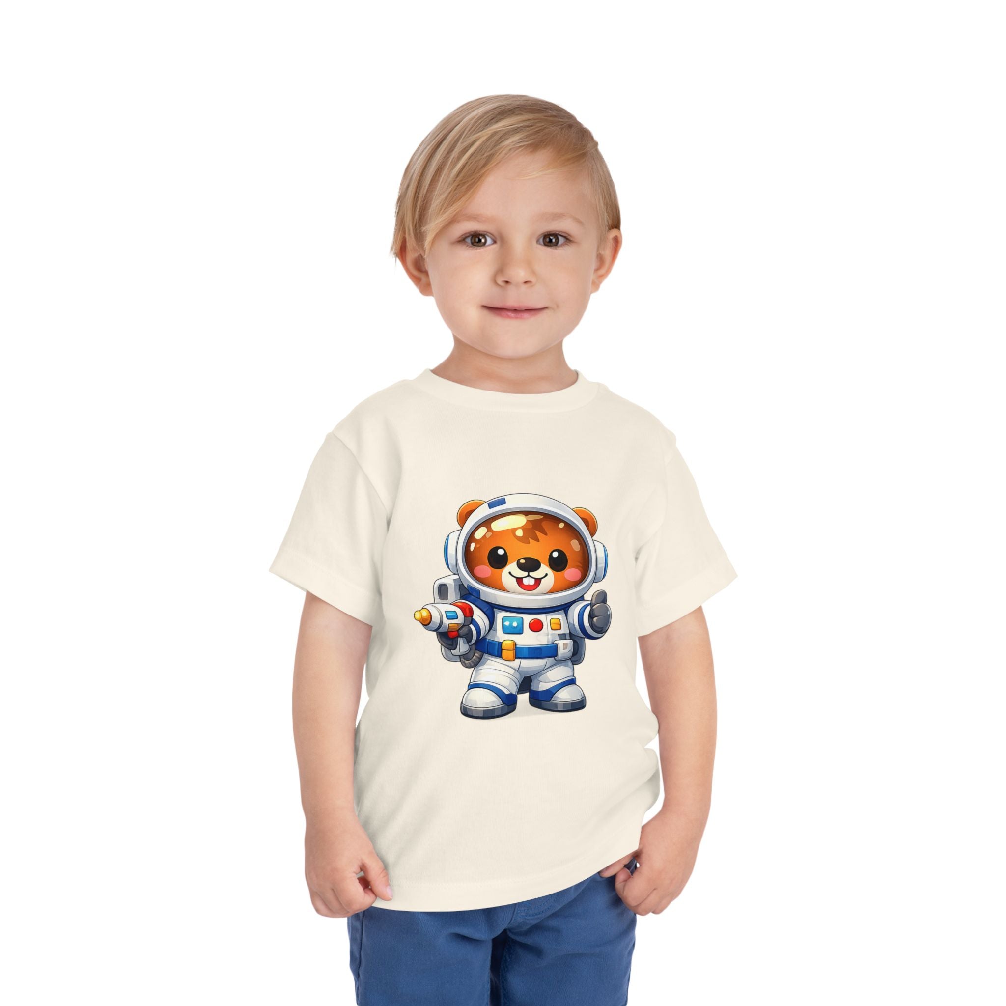 Toddler Astronaut Bear Tee — Cute Space Explorer Kids Shirt