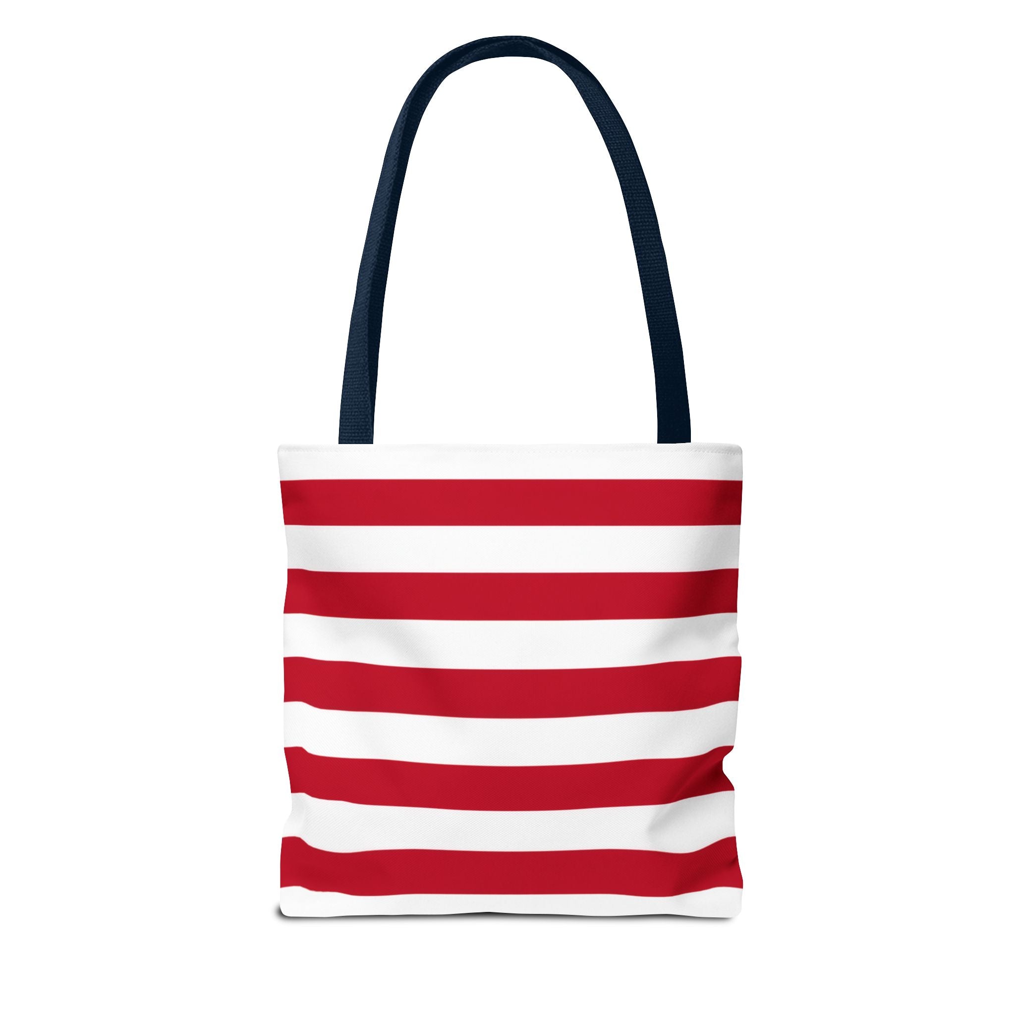 Stars & Stripes Canvas Tote Bag | American Flag Tote | Patriotic Cotton Shopping Bag | Reusable Beach Tote | USA Gift