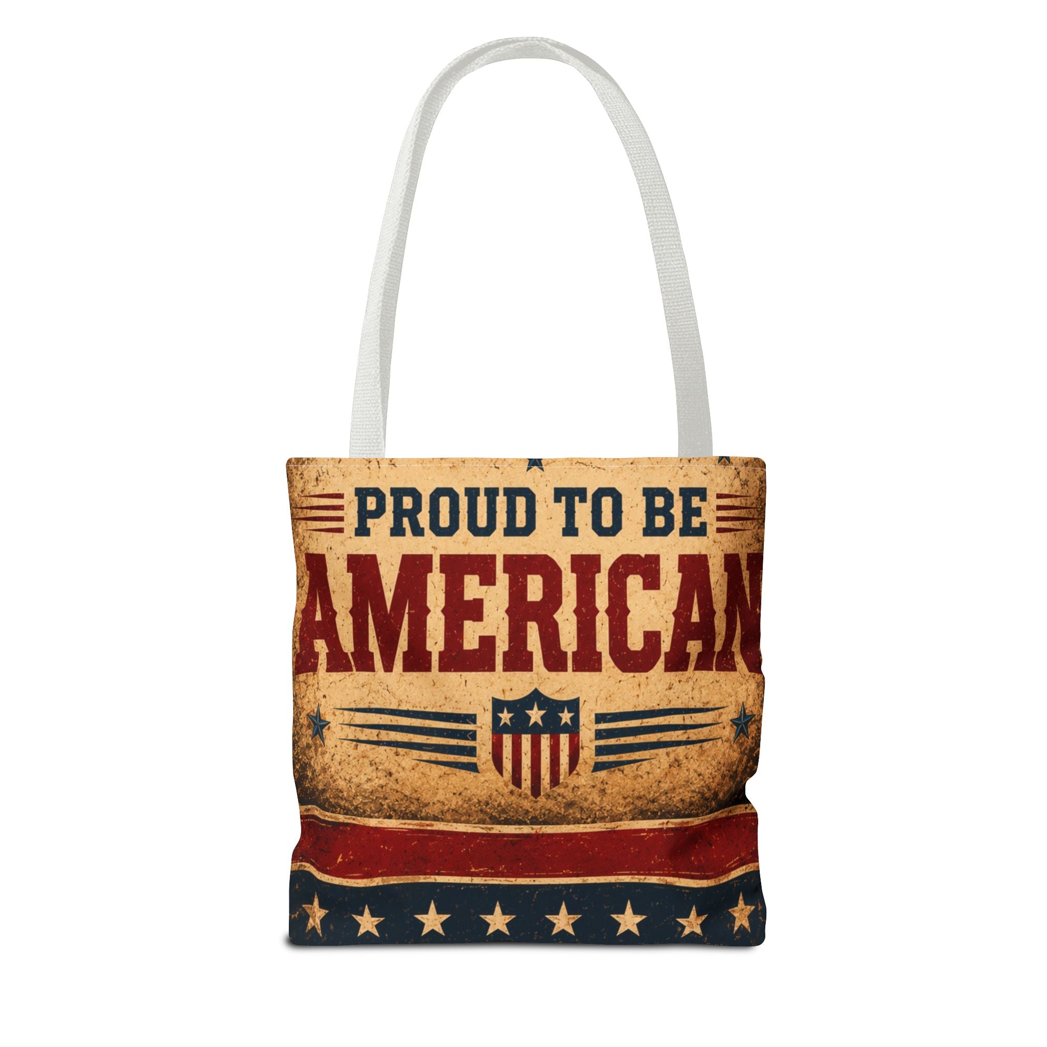 USA Flag Red Tote Bag — Vintage America Tote