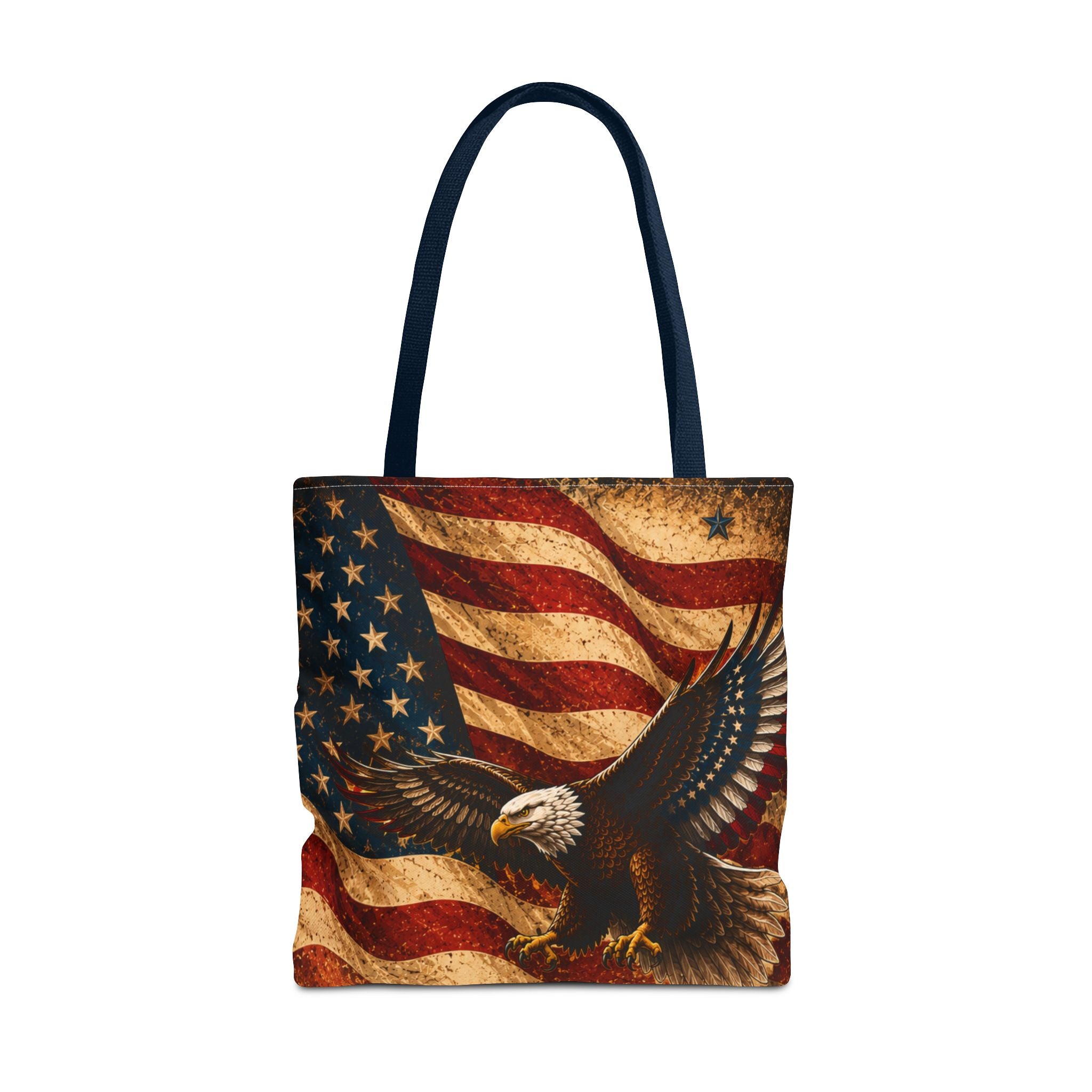 USA Flag Red Tote Bag — Vintage America Tote
