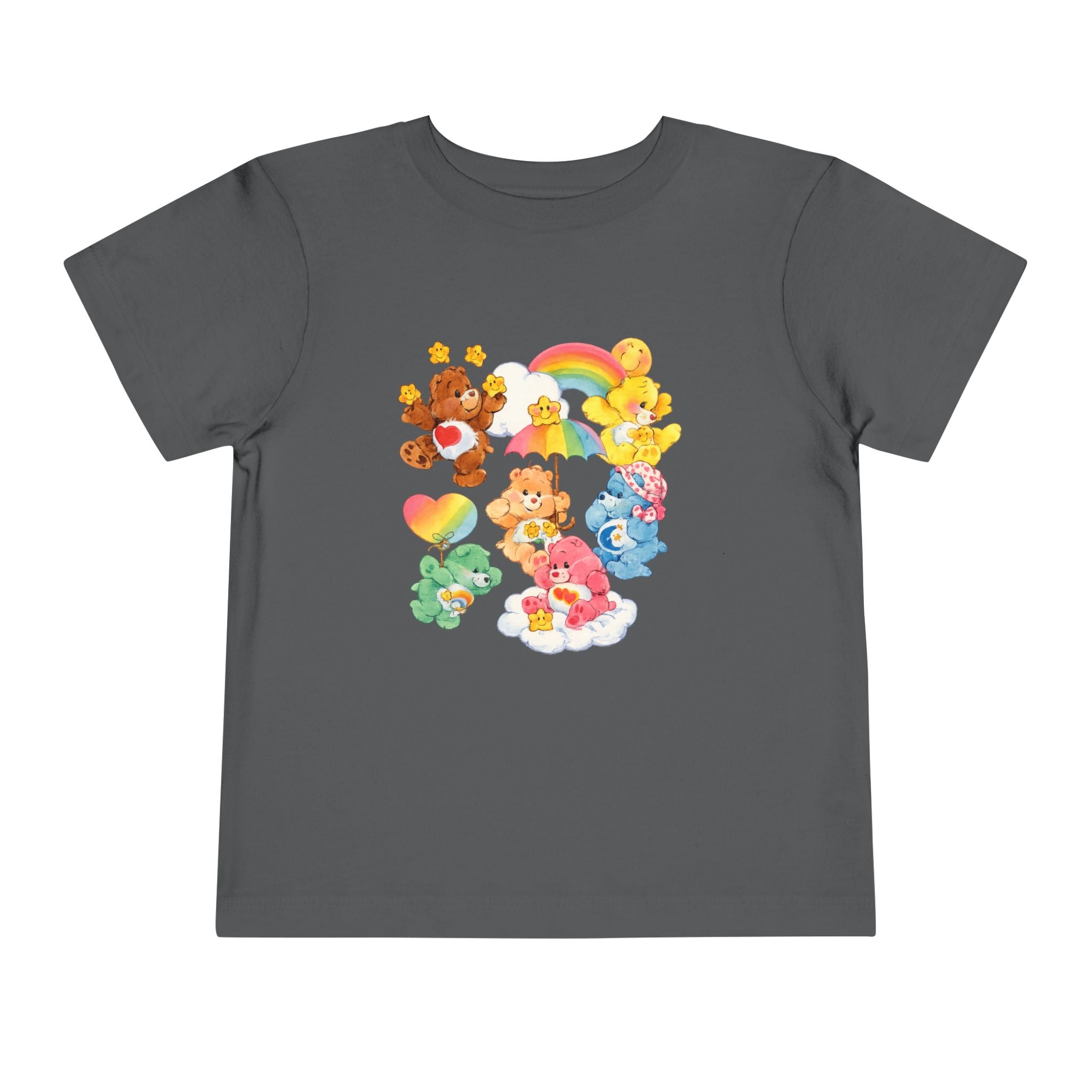 Bears Toddler Tee — Colorful Rainbow Character Graphic Shirt