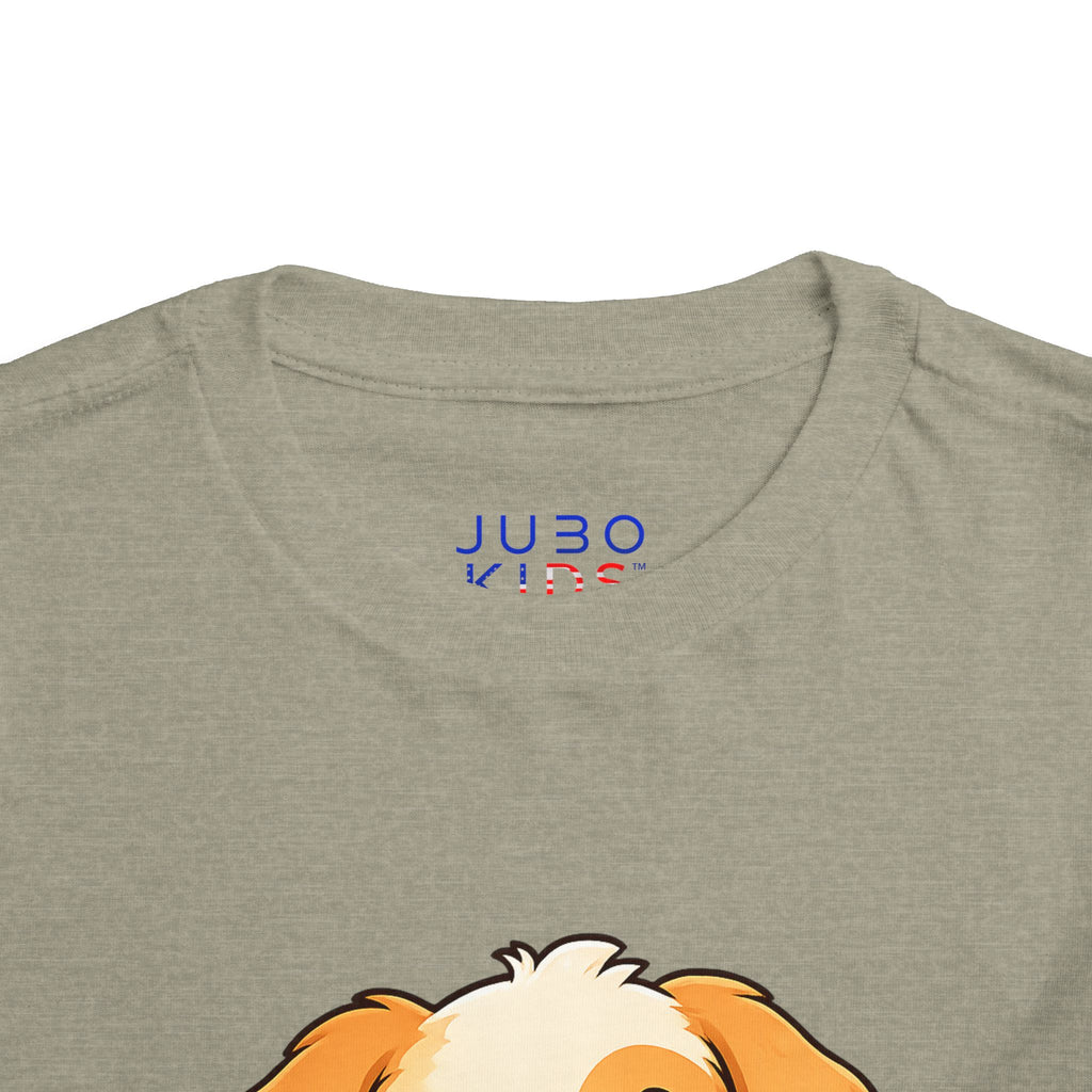 Puppy Toddler Tee – Adorable Cartoon Dog Graphic Shirt for Kids