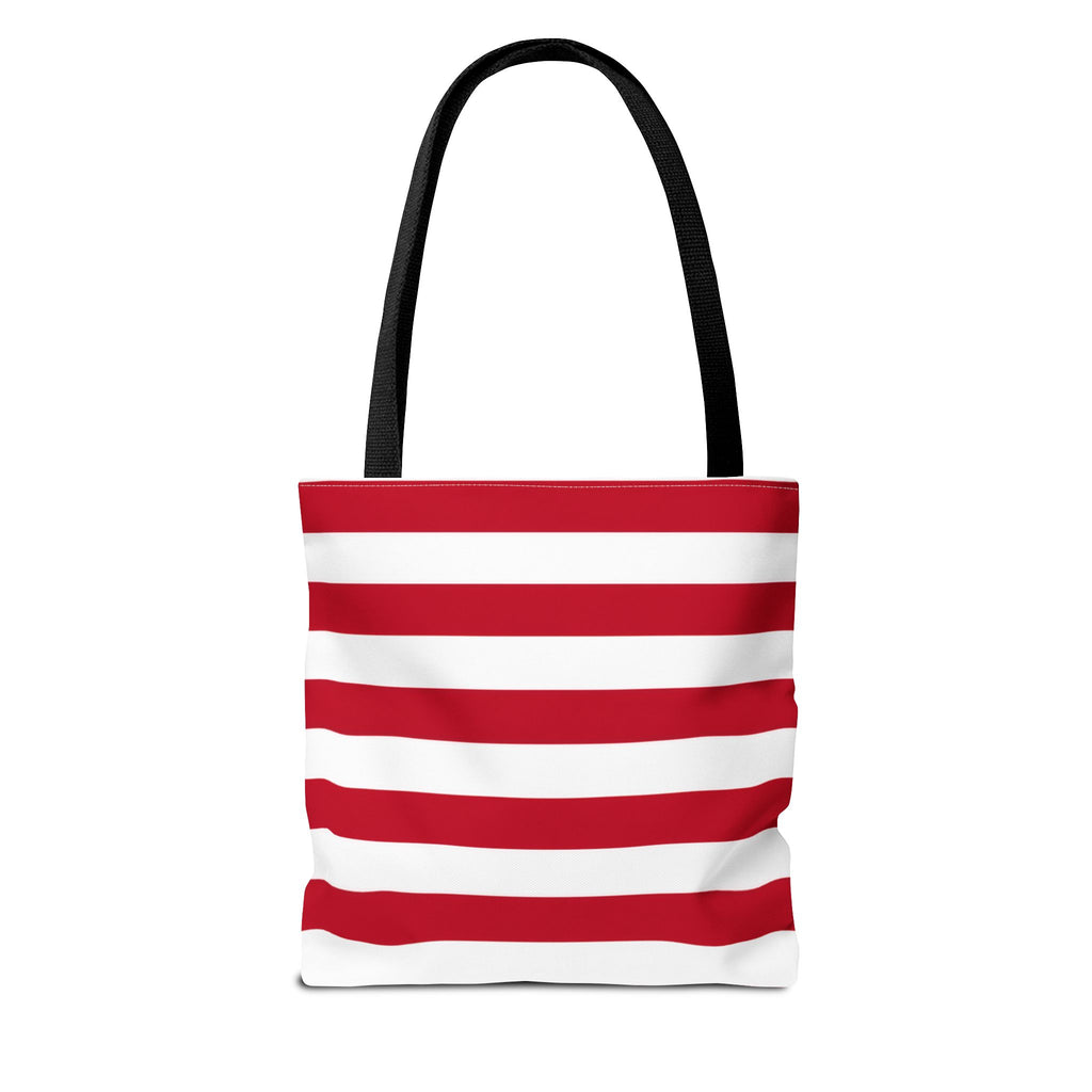American Flag Tote Bag — Patriotic Stars & Stripes All-Over Print