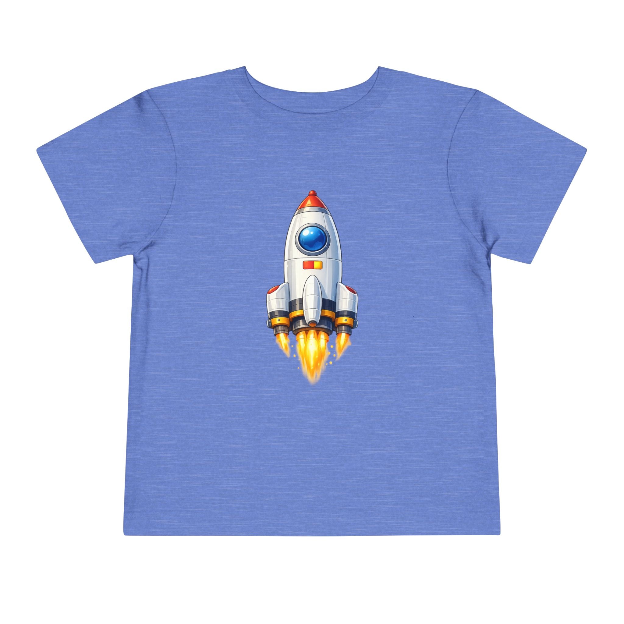 Toddler Rocket Tee - Cute Space Rocket Graphic Shirt for Kids
