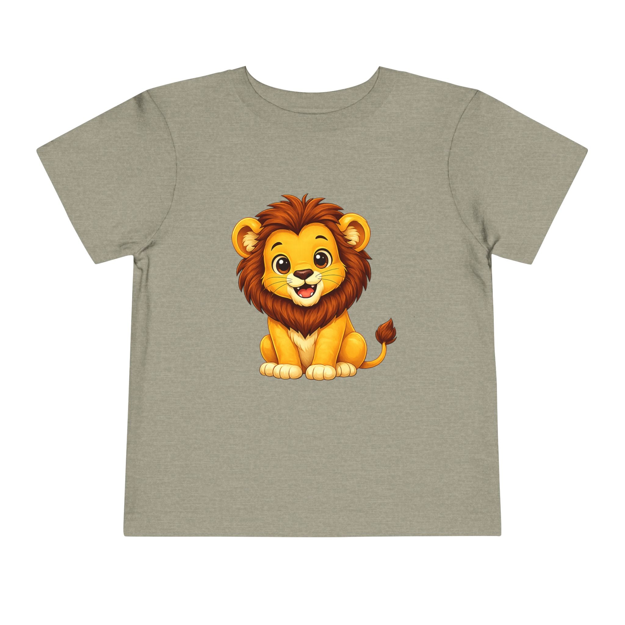 Baby Lion Toddler Tee — Adorable Safari Animal Short Sleeve Shirt