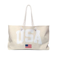 USA Varsity Tote - Sand Beige