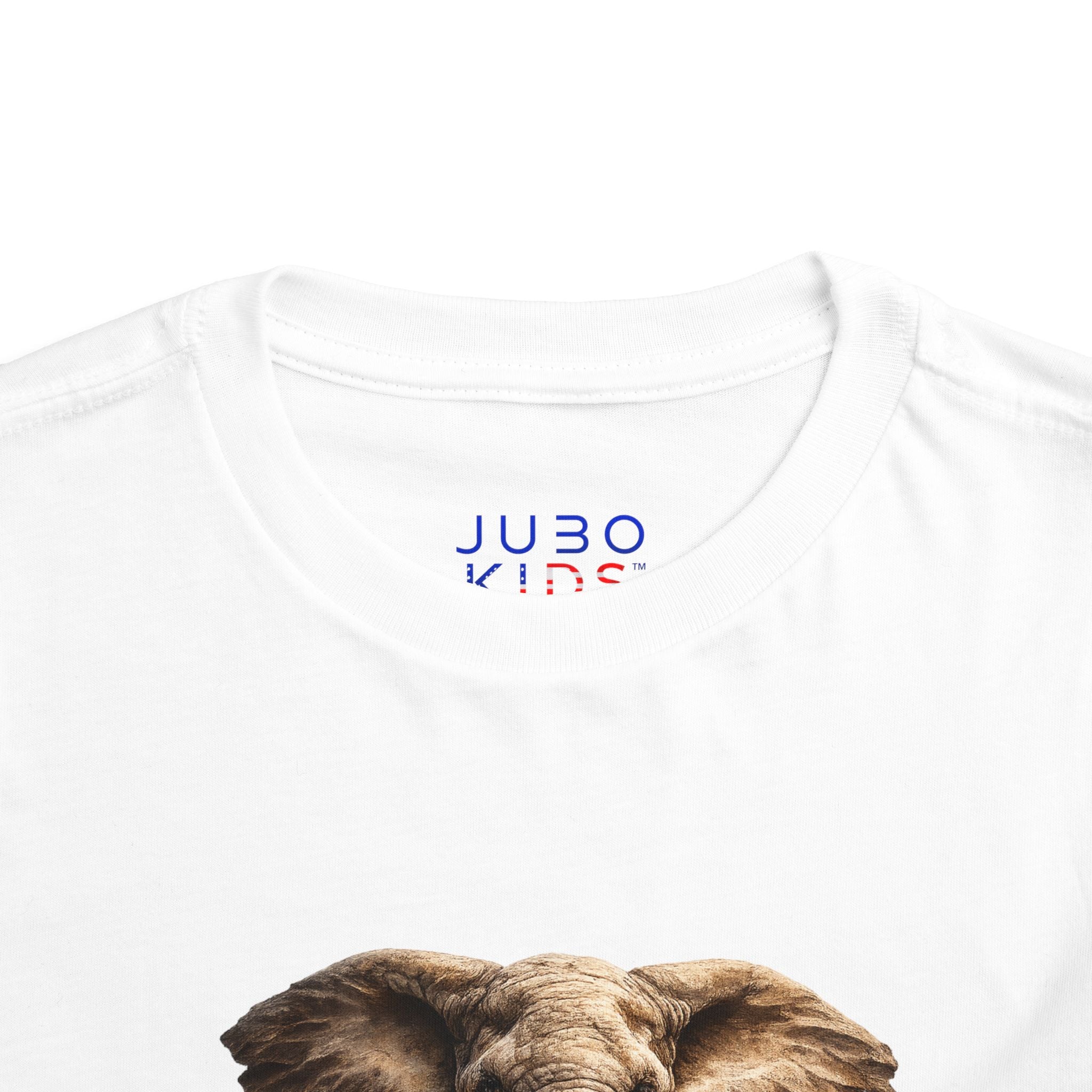 Toddler Elephant Tee - Realistic Baby Elephant Graphic Shirt for Kids