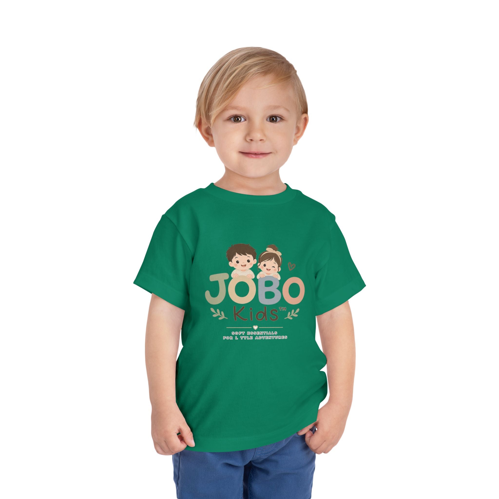 JOBO Kids Toddler Tee — Cute Cartoon Kids Graphic Shirt