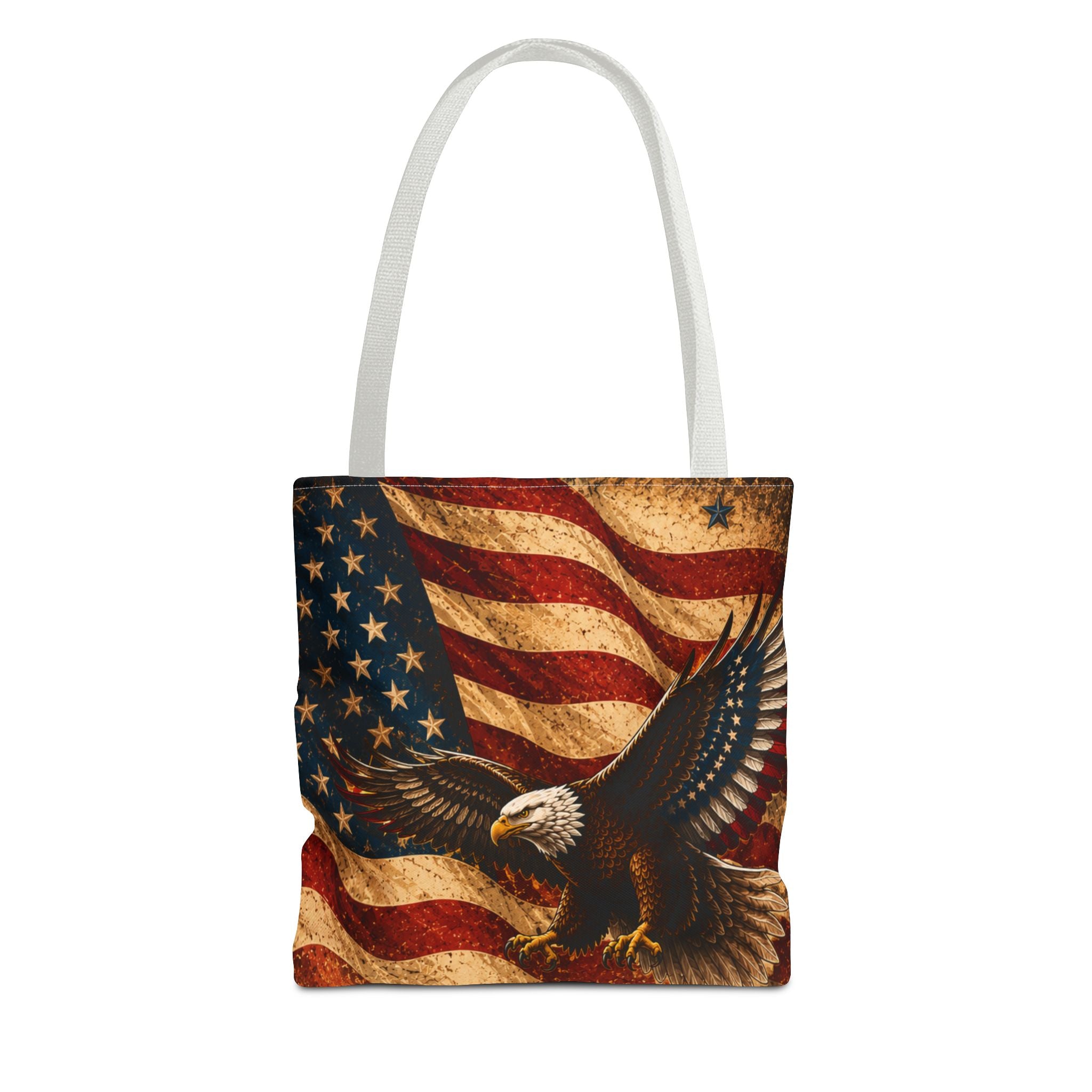 USA Flag Red Tote Bag — Vintage America Tote