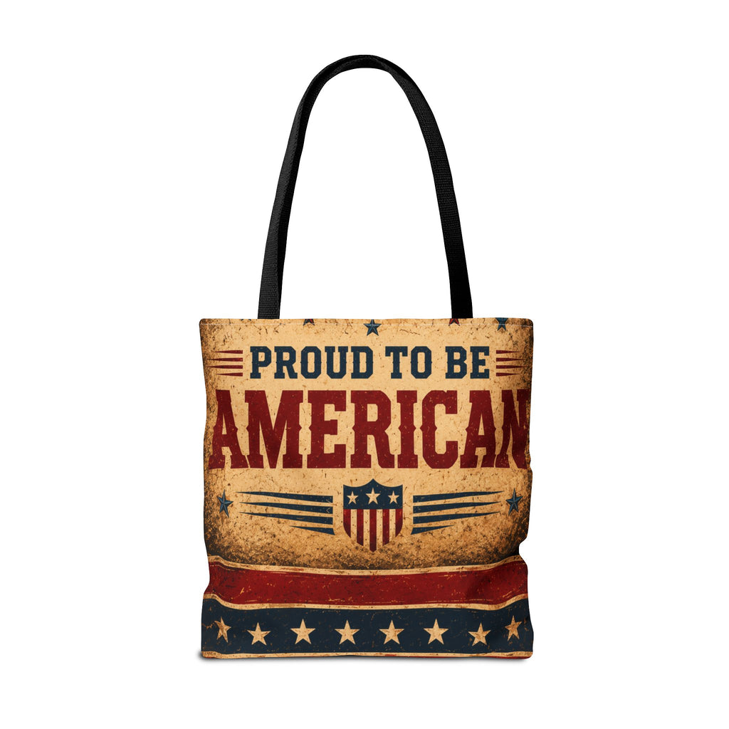 USA Flag Red Tote Bag — Vintage America Tote