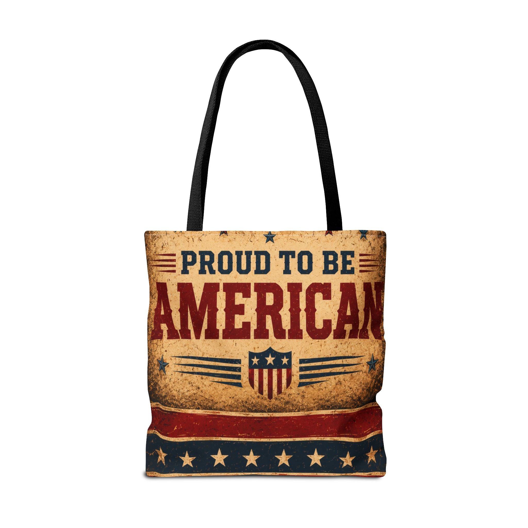 USA Flag Red Tote Bag — Vintage America Tote