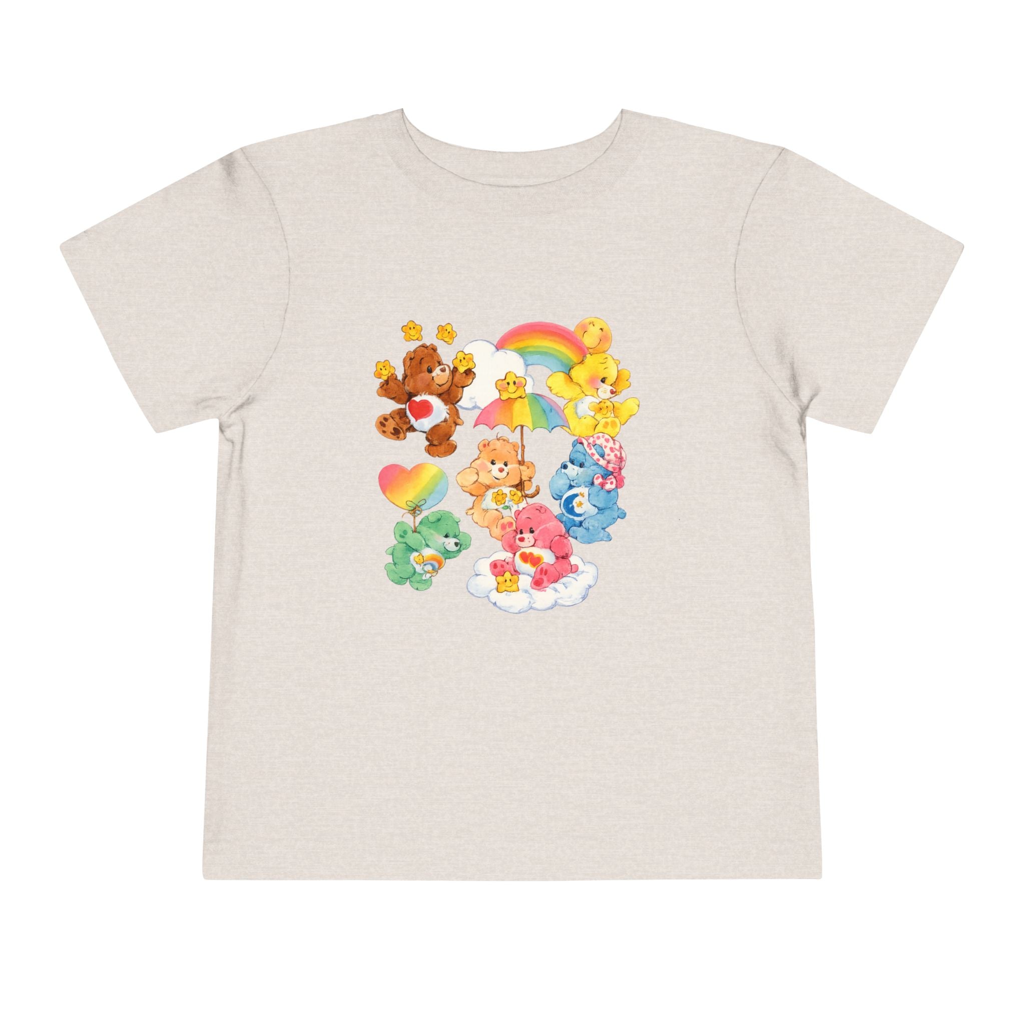 Bears Toddler Tee — Colorful Rainbow Character Graphic Shirt