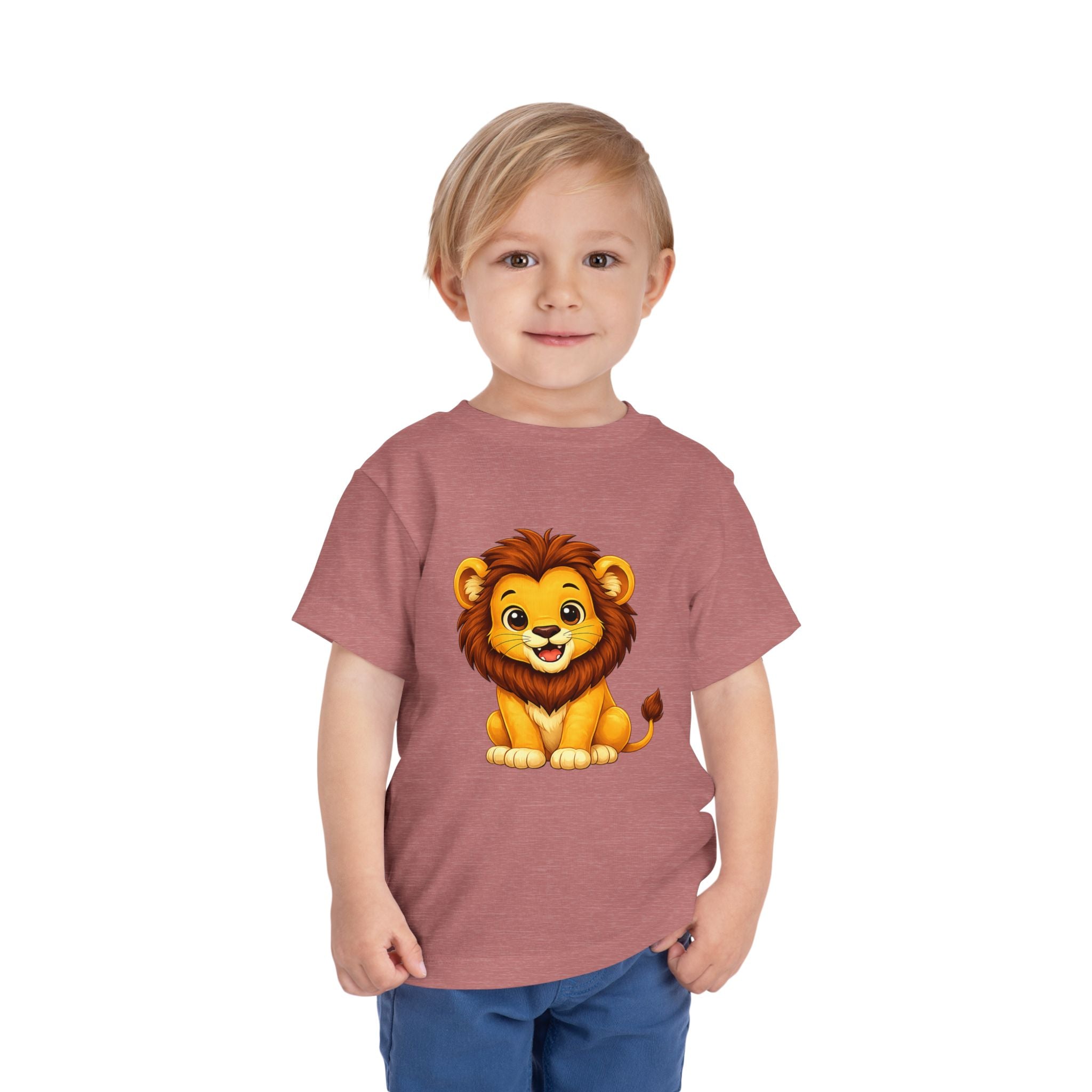 Baby Lion Toddler Tee — Adorable Safari Animal Short Sleeve Shirt