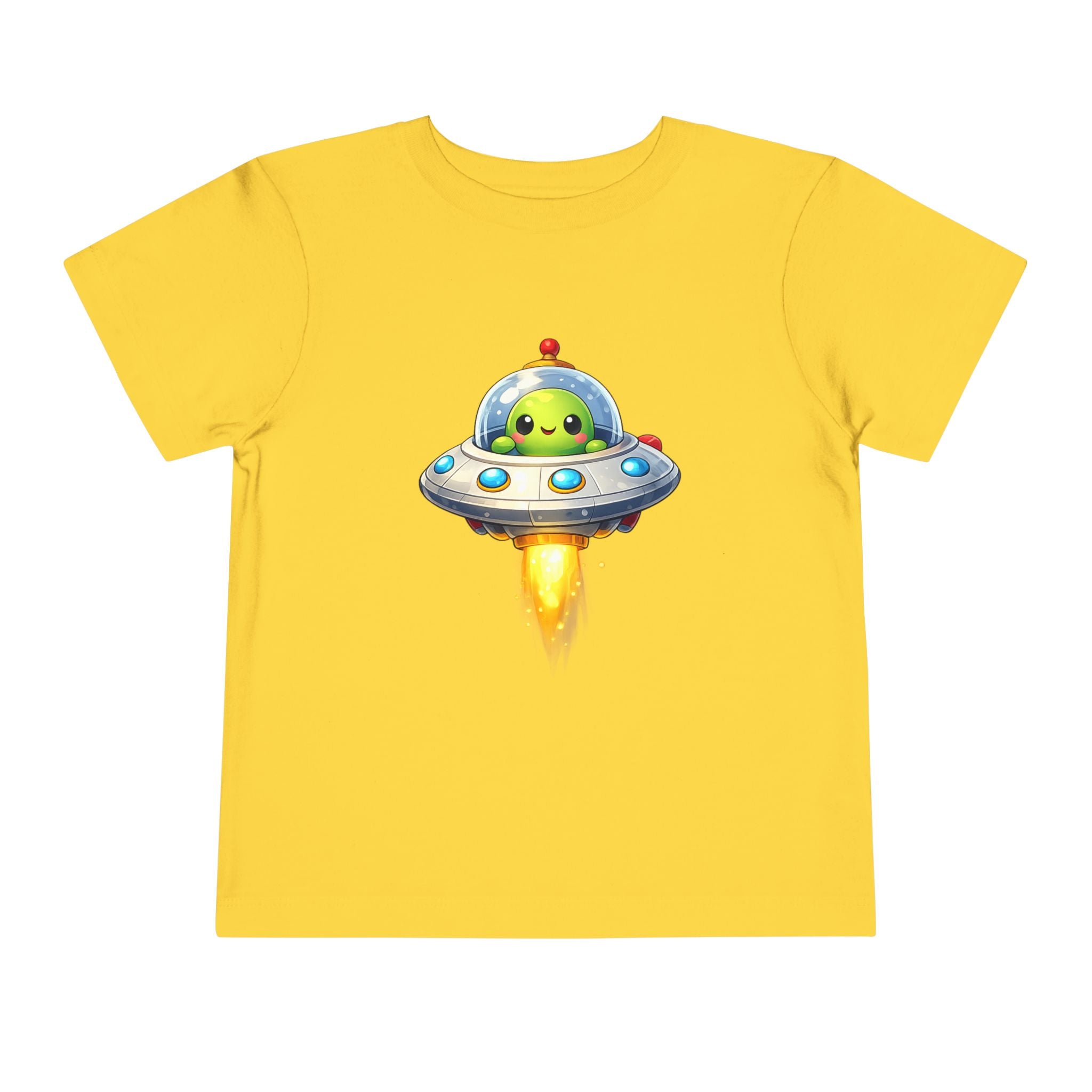 Toddler Tee — Cute Alien UFO Rocket Ship Shirt for Kids