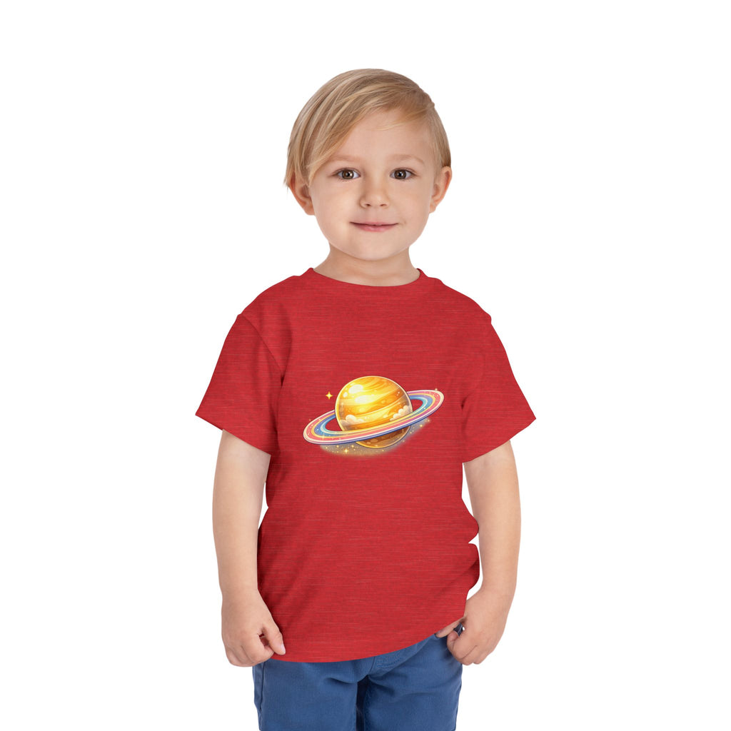 Toddler Tee - Cute Saturn Planet Graphic