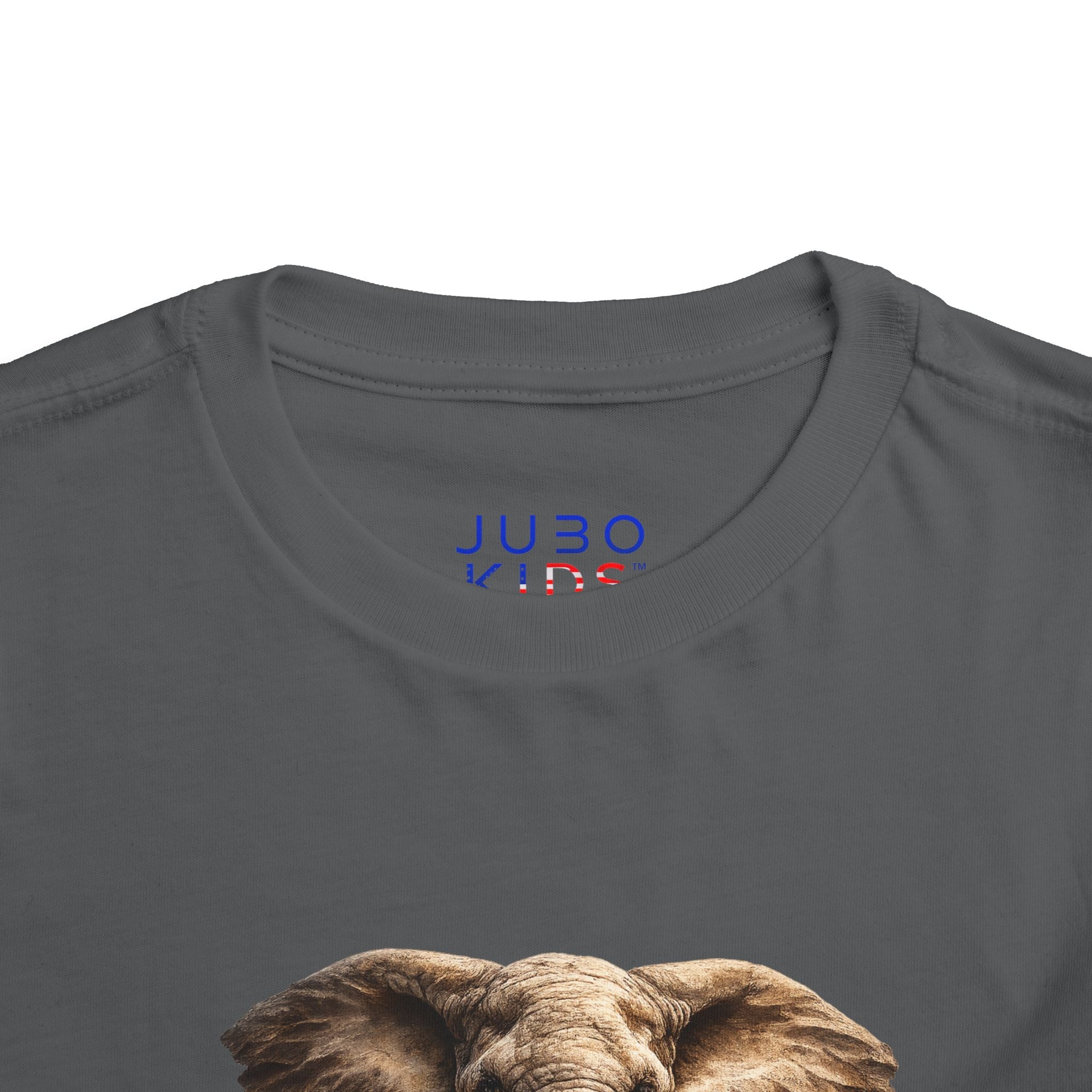 Toddler Elephant Tee - Realistic Baby Elephant Graphic Shirt for Kids