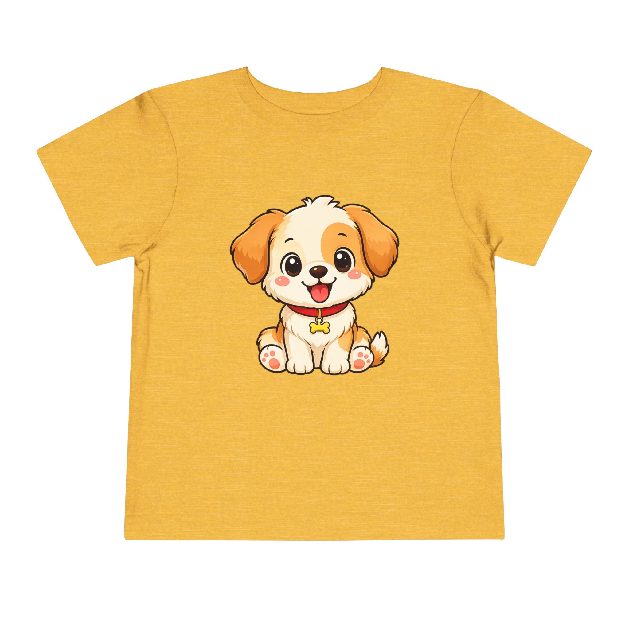 Puppy Toddler Tee – Adorable Cartoon Dog Graphic Shirt for Kids