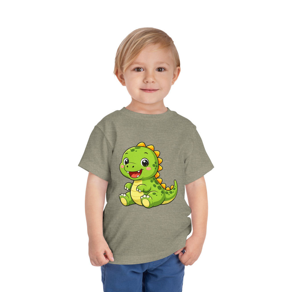 Baby Dinosaur Toddler Tee — Adorable Green Dino Graphic Shirt for Kids
