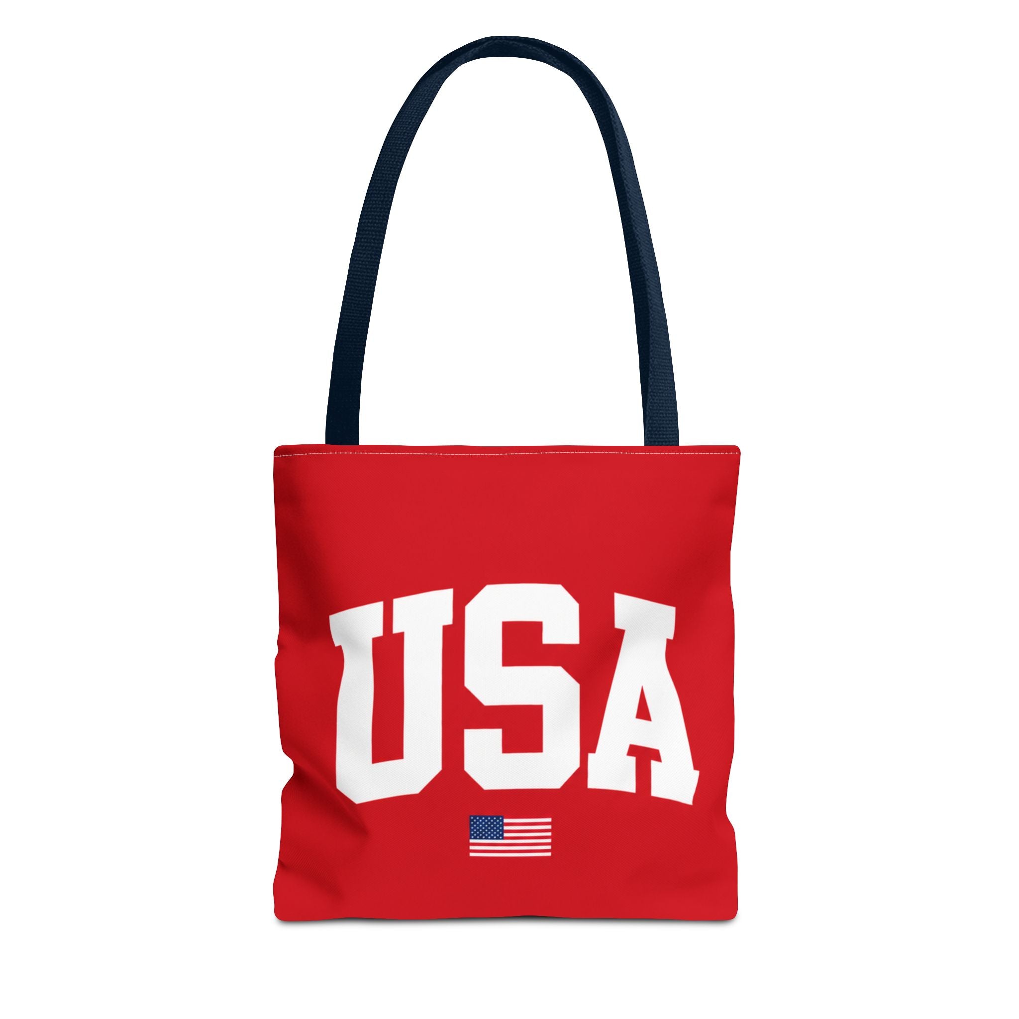 USA Flag Red Tote Bag — Patriotic American Flag