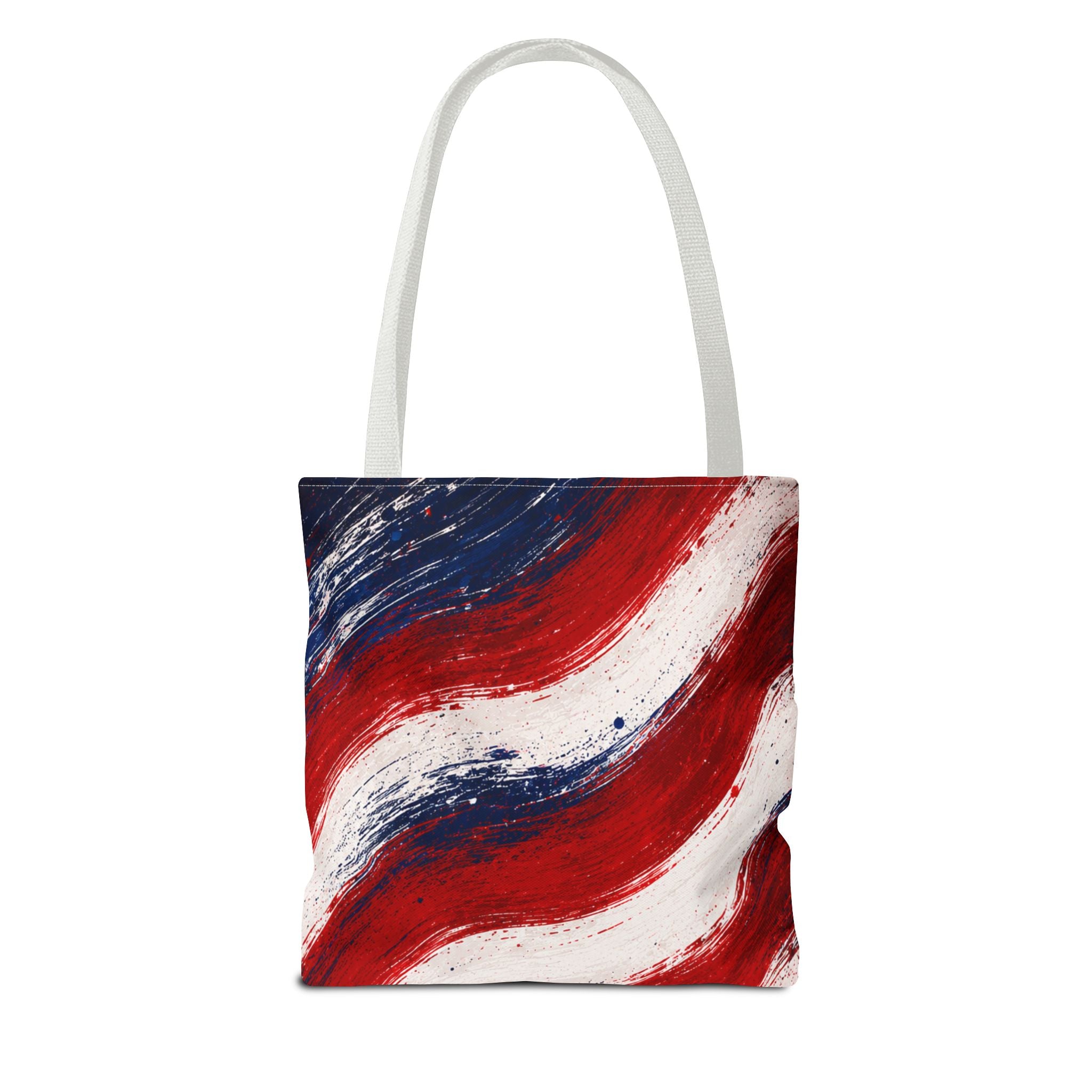 American Flag Tote Bag — Patriotic Stars & Stripes All-Over Print Tote