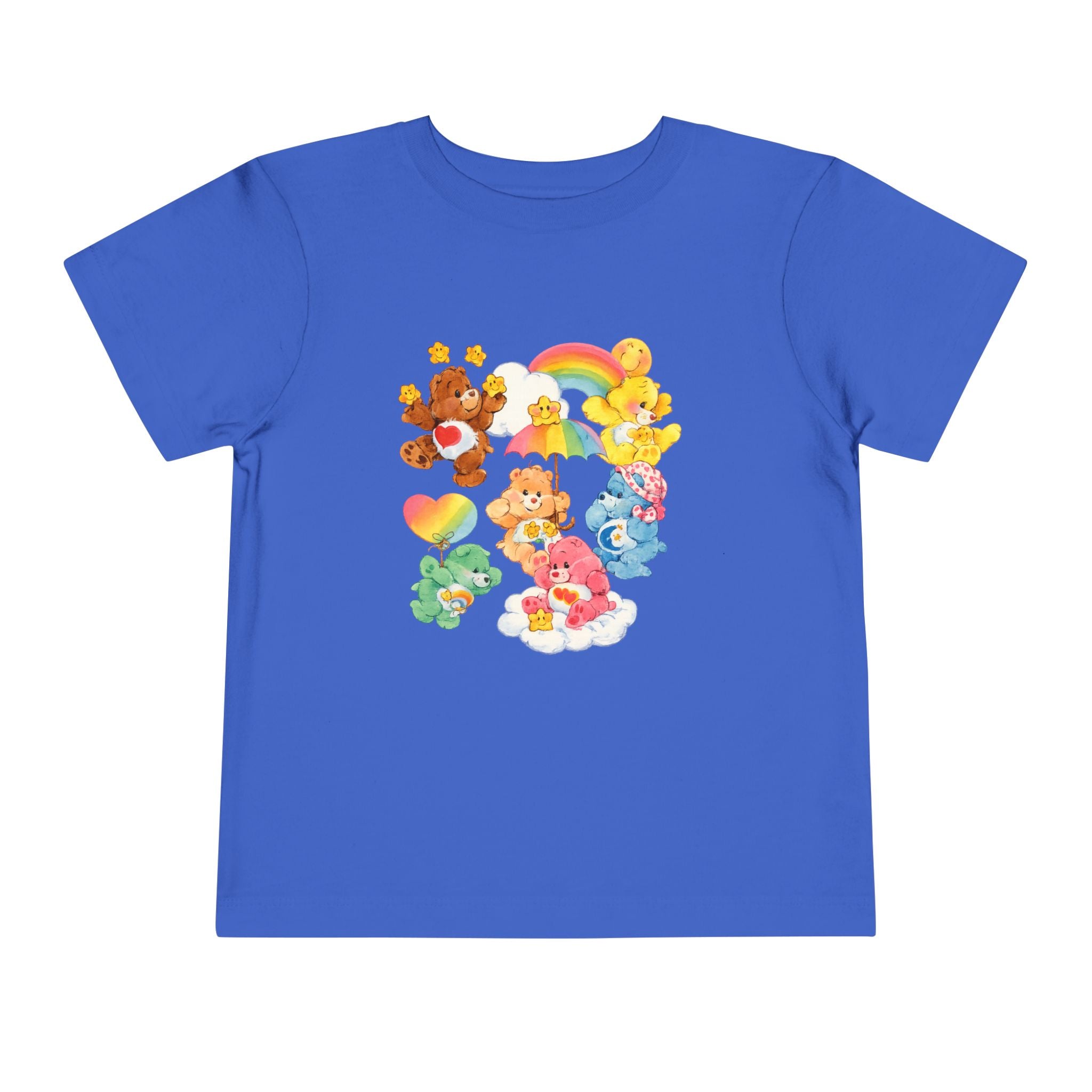 Bears Toddler Tee — Colorful Rainbow Character Graphic Shirt