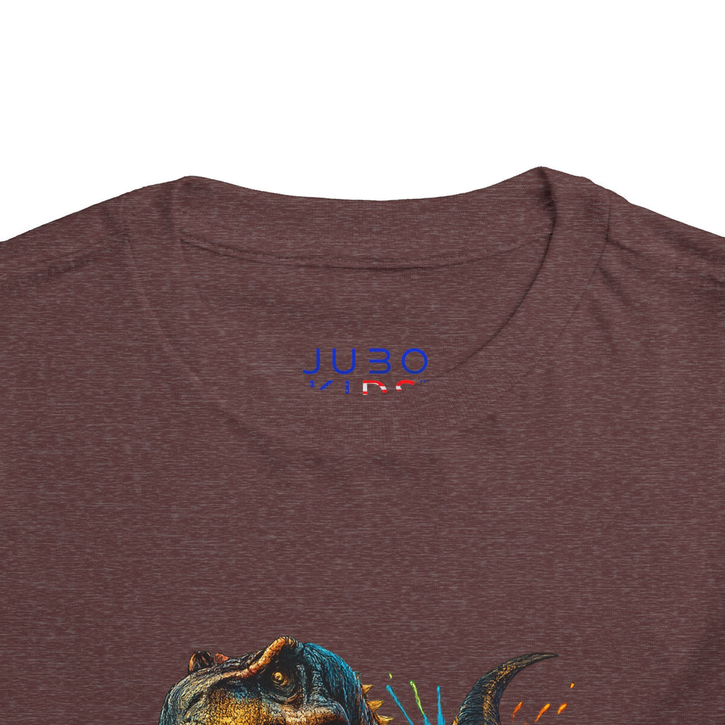 Toddler Tee — Colorful Roaring T-Rex Dino Graphic