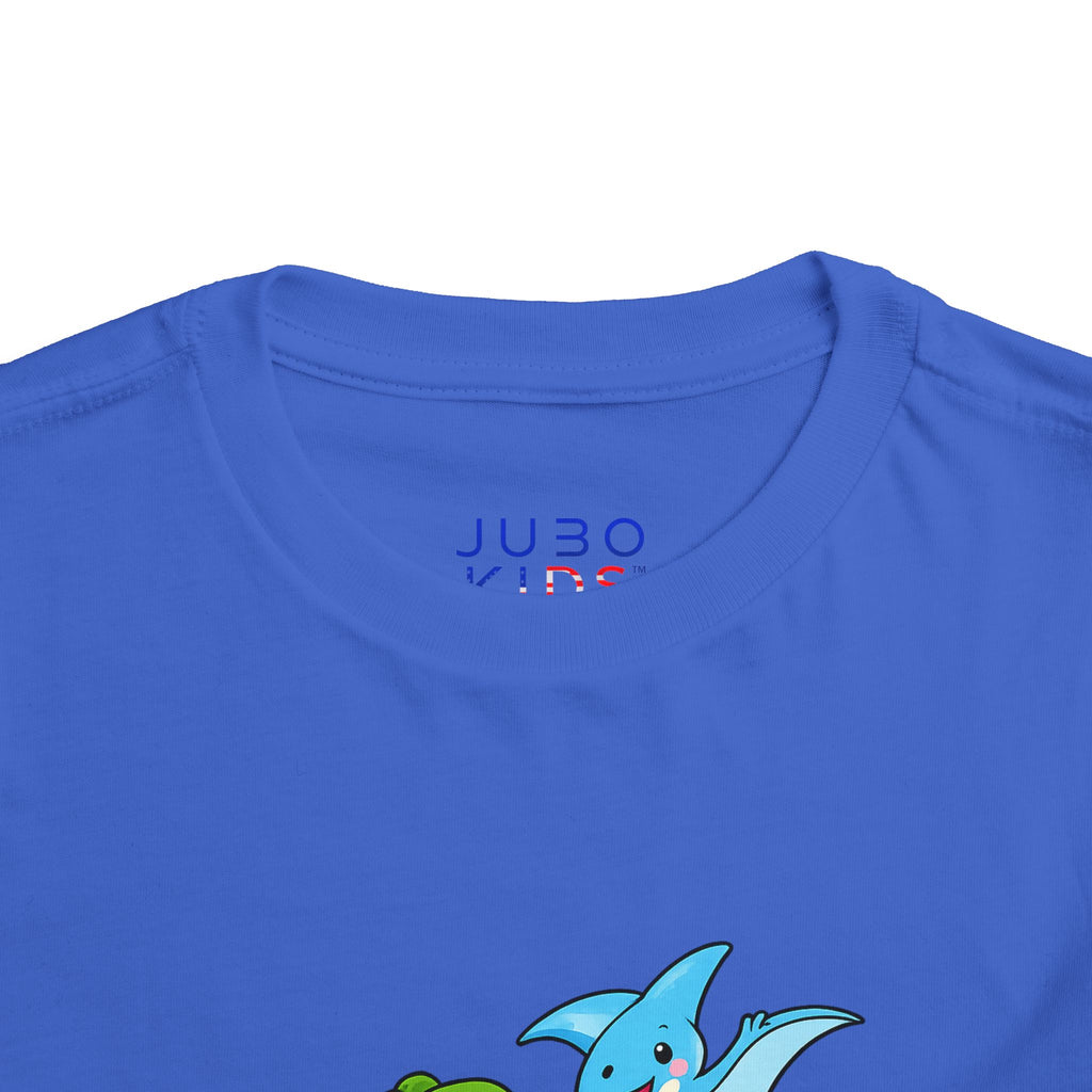 Colorful Dinosaur Toddler Tee — Playful Dino Graphic Shirt for Kids