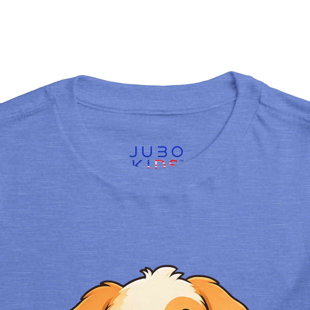 Puppy Toddler Tee – Adorable Cartoon Dog Graphic Shirt for Kids