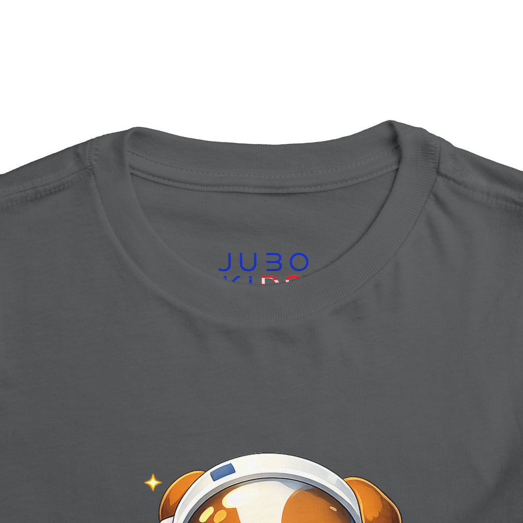 Toddler Astronaut Puppy Tee — Cute Space Dog Short Sleeve Shirt