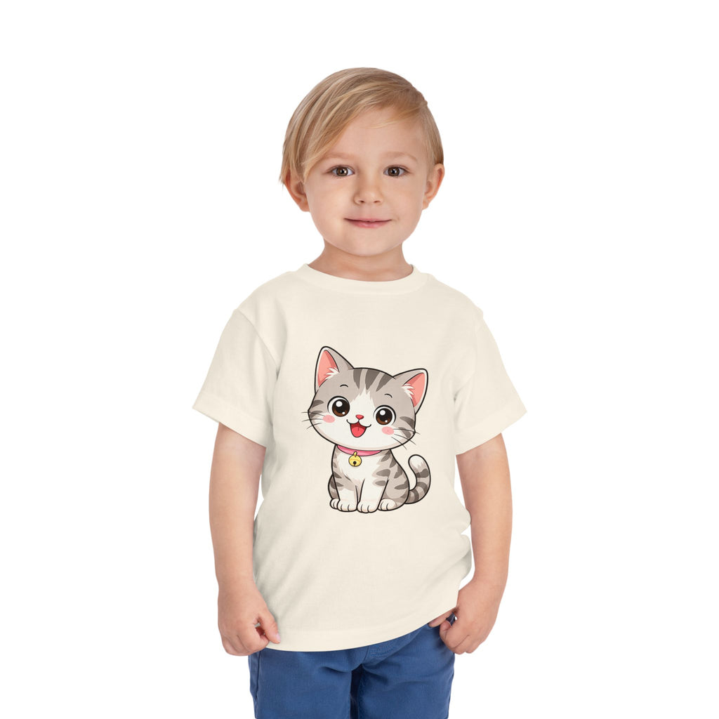Kitten Toddler Tee — Adorable Cat Graphic Shirt for Kids