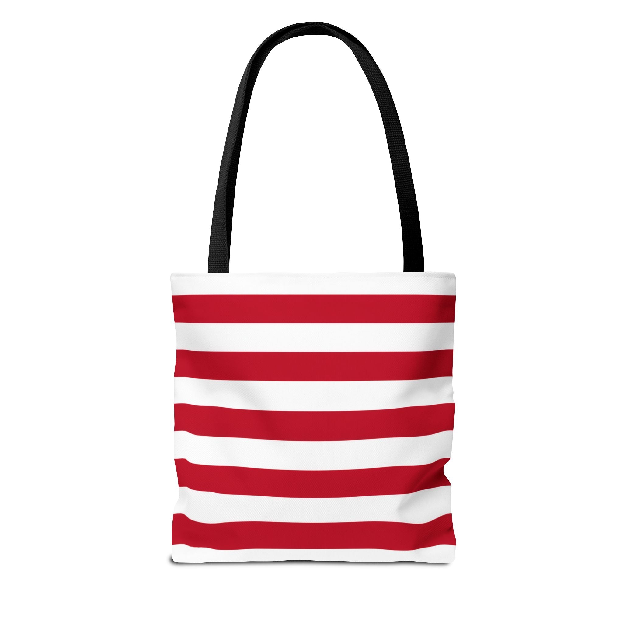 Stars & Stripes Canvas Tote Bag | American Flag Tote | Patriotic Cotton Shopping Bag | Reusable Beach Tote | USA Gift