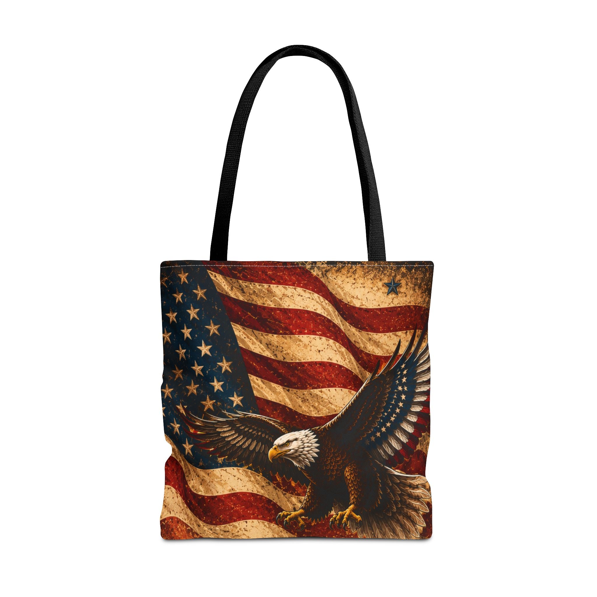 USA Flag Red Tote Bag — Vintage America Tote