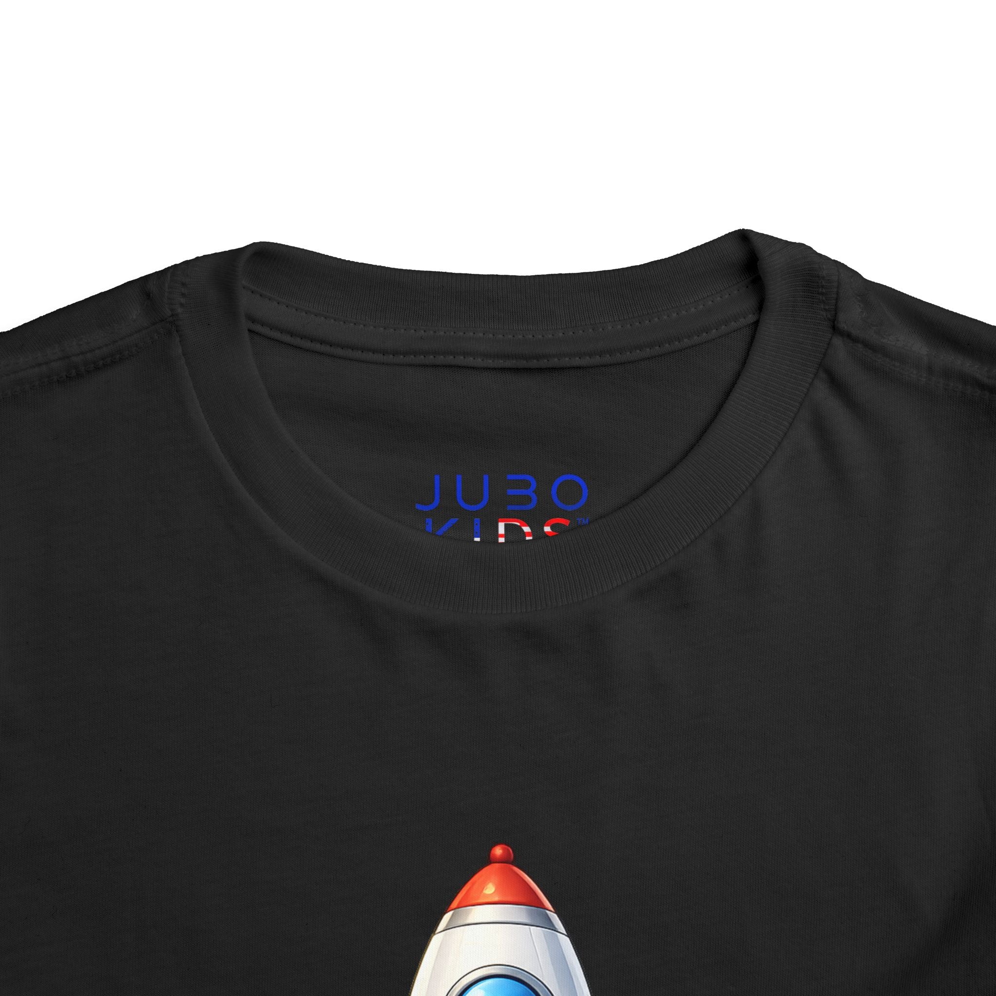 Toddler Rocket Tee — Cute Space Rocket Graphic Short Sleeve Shirt for Kids