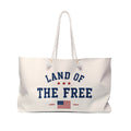 Land of the Free Patriotic Tote