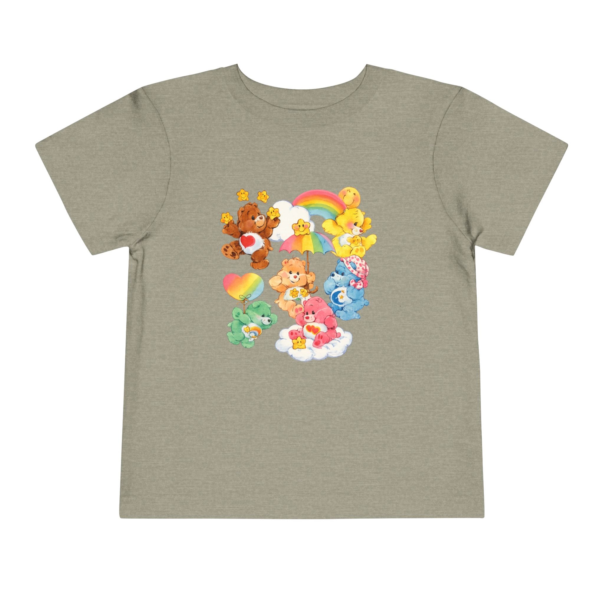 Bears Toddler Tee — Colorful Rainbow Character Graphic Shirt