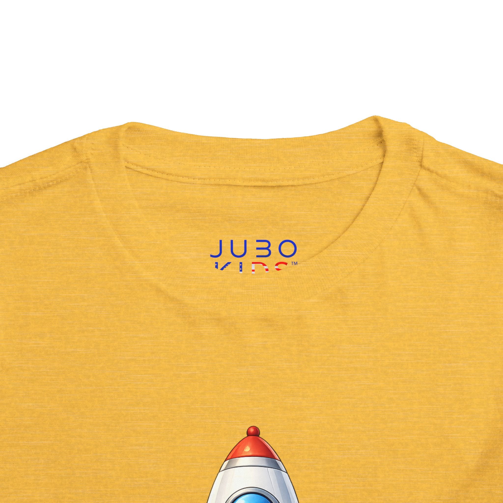 Toddler Rocket Tee — Cute Space Rocket Graphic Short Sleeve Shirt for Kids