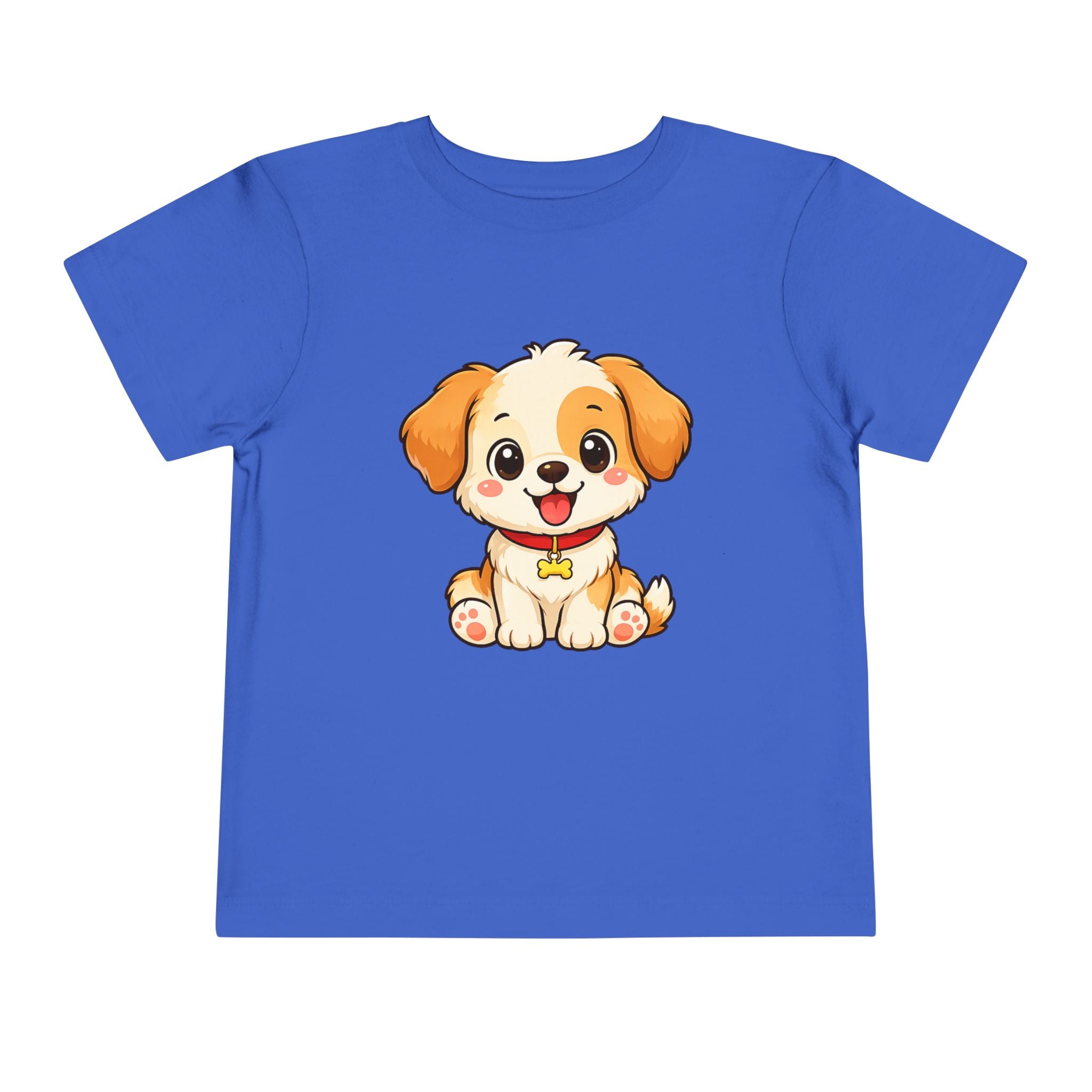 Puppy Toddler Tee – Adorable Cartoon Dog Graphic Shirt for Kids