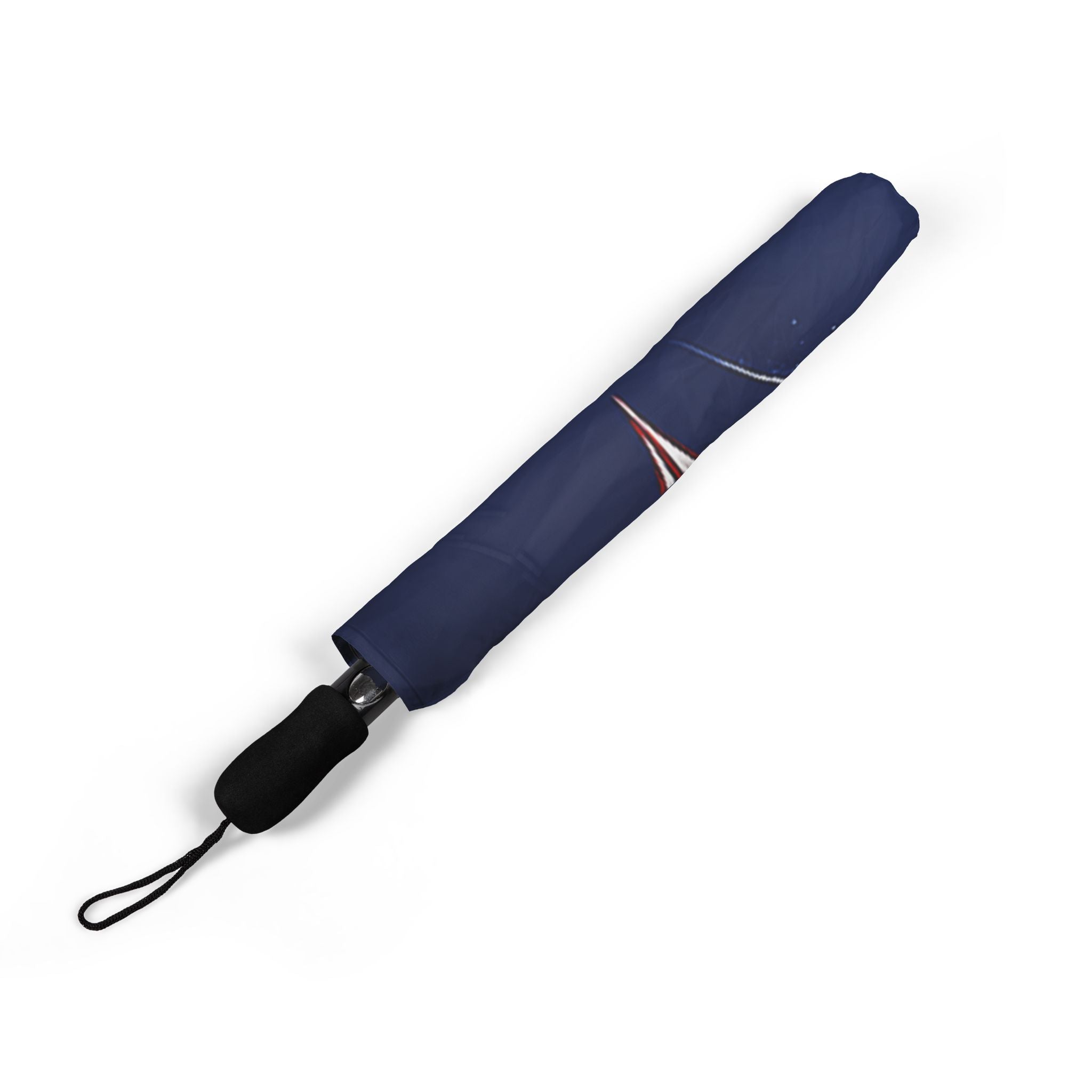 American Flag Foldable Umbrella — Patriotic Semi-Automatic Compact Umbrella
