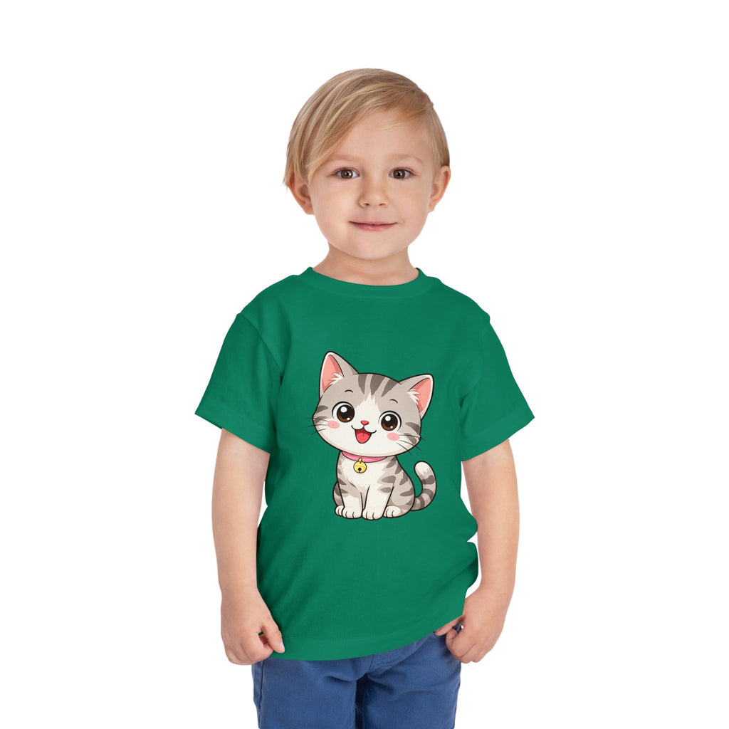 Kitten Toddler Tee — Adorable Cat Graphic Shirt for Kids