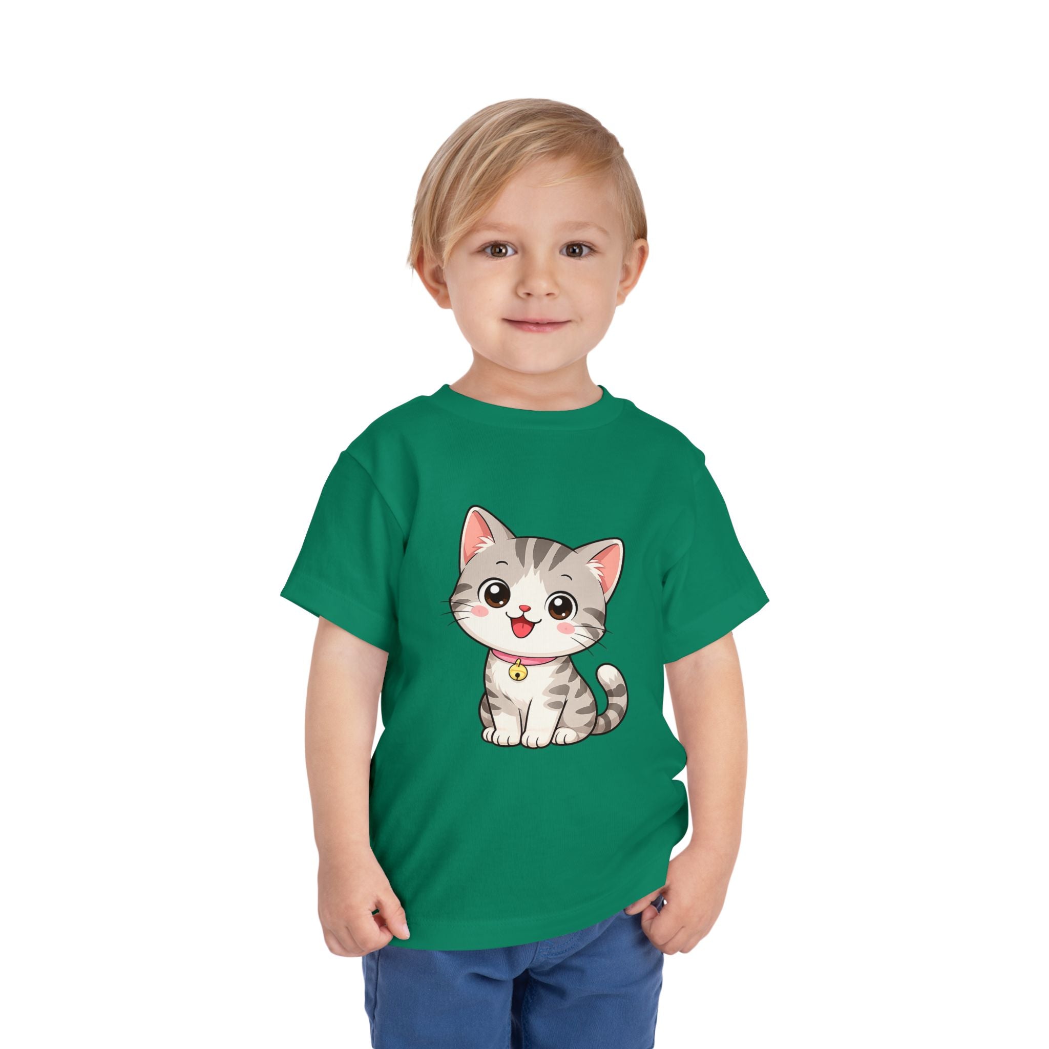 Kitten Toddler Tee — Adorable Cat Graphic Shirt for Kids