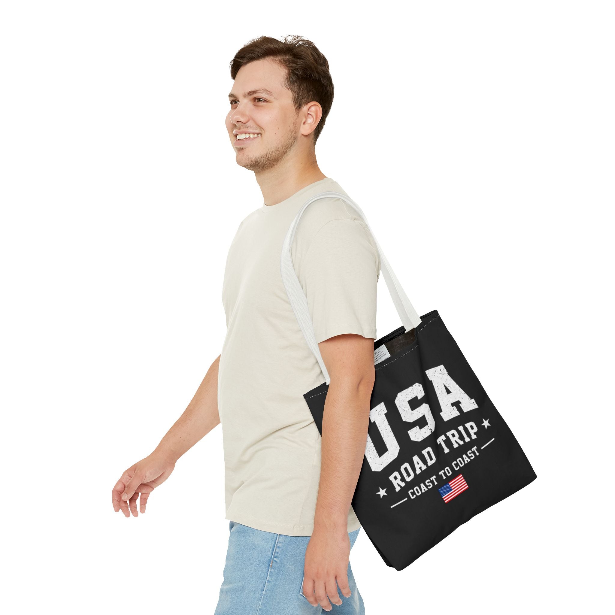 Classic USA Canvas Tote Bag