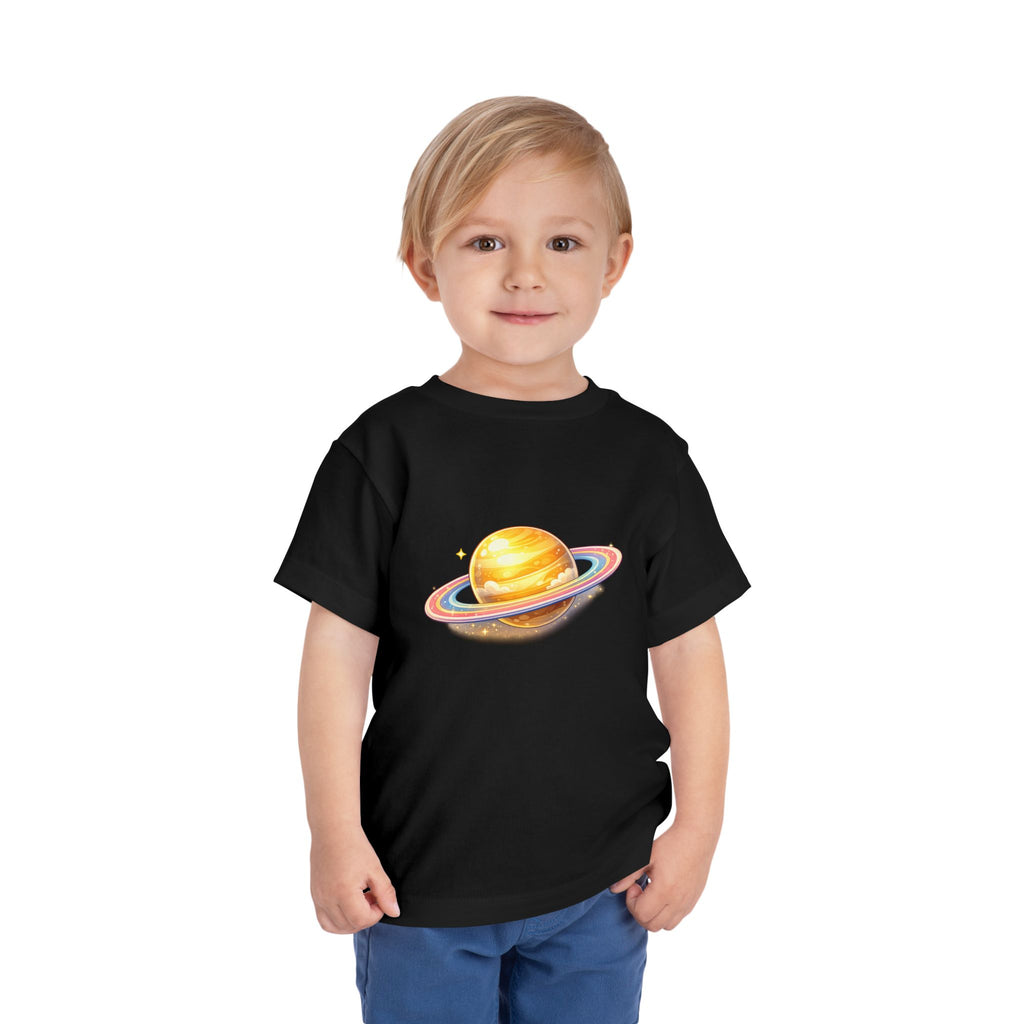 Toddler Tee - Cute Saturn Planet Graphic