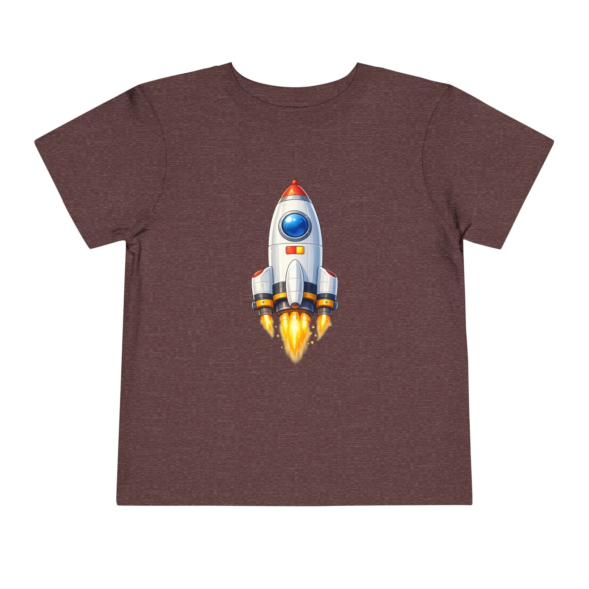 Toddler Rocket Tee - Cute Space Rocket Graphic Shirt for Kids