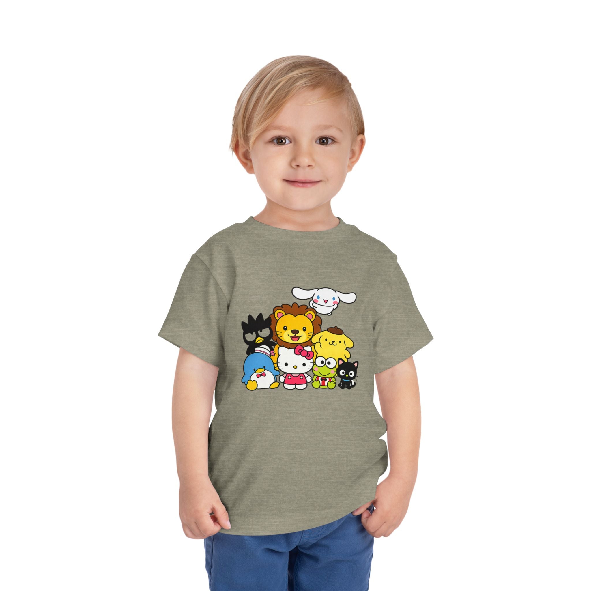 Cartoon Animal Group Toddler Tee