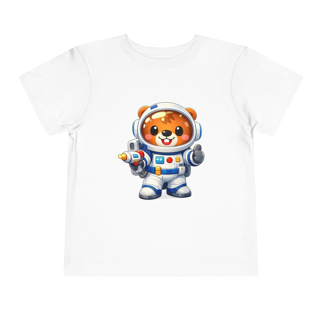 Toddler Astronaut Bear Tee — Cute Space Explorer Kids Shirt