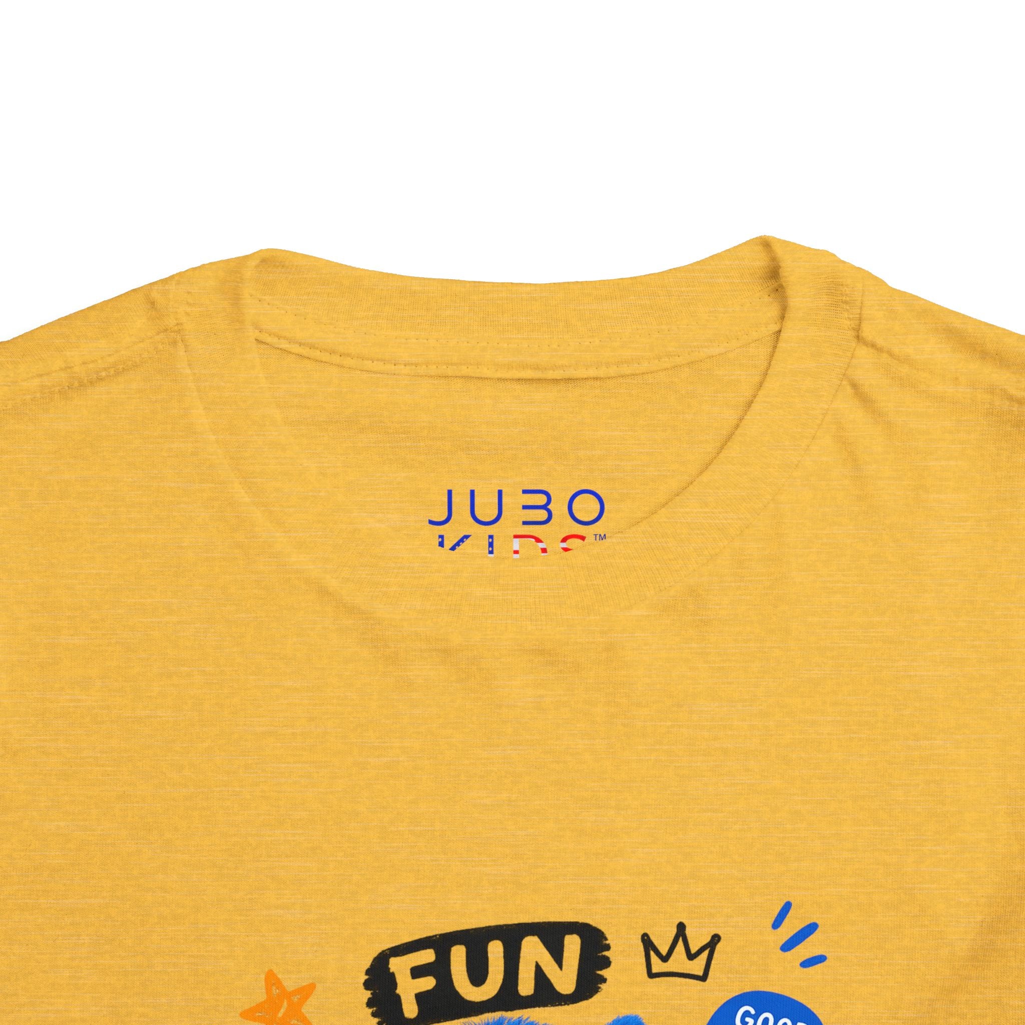 Fun Blue Monster Toddler Tee — "Be You Be Jobo" Graphic Shirt