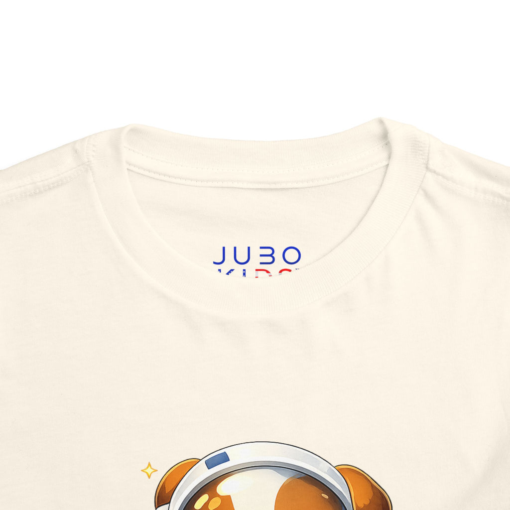 Toddler Astronaut Puppy Tee — Cute Space Dog Short Sleeve Shirt