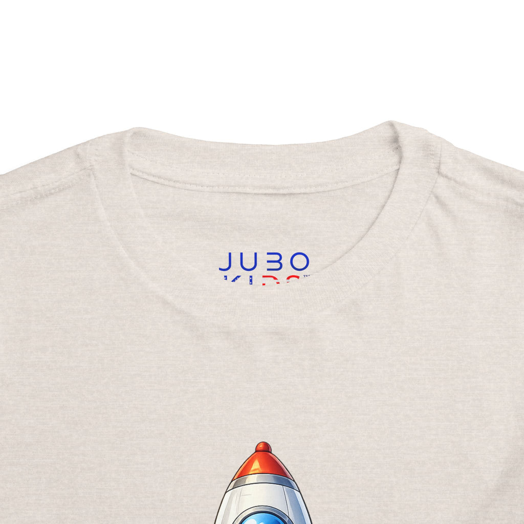 Toddler Rocket Tee - Cute Space Rocket Graphic Shirt for Kids