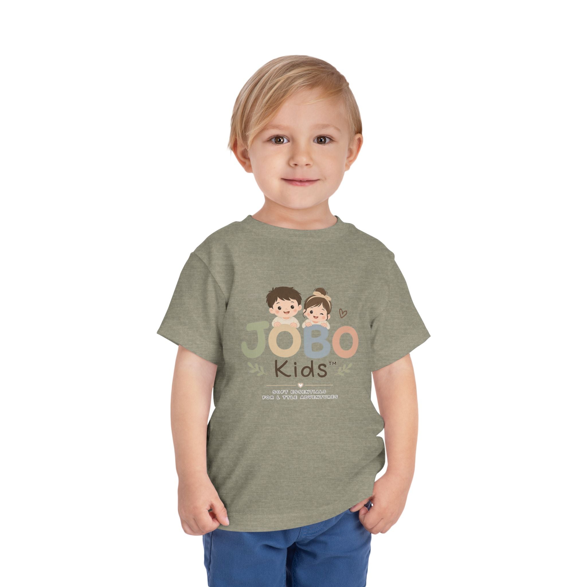 JOBO Kids Toddler Tee — Cute Cartoon Kids Graphic Shirt